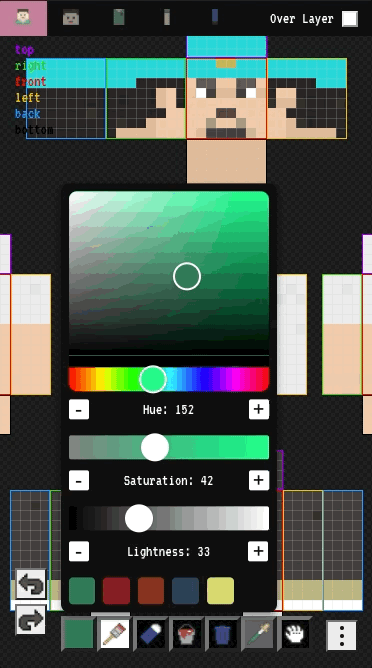 ColorHistory layer